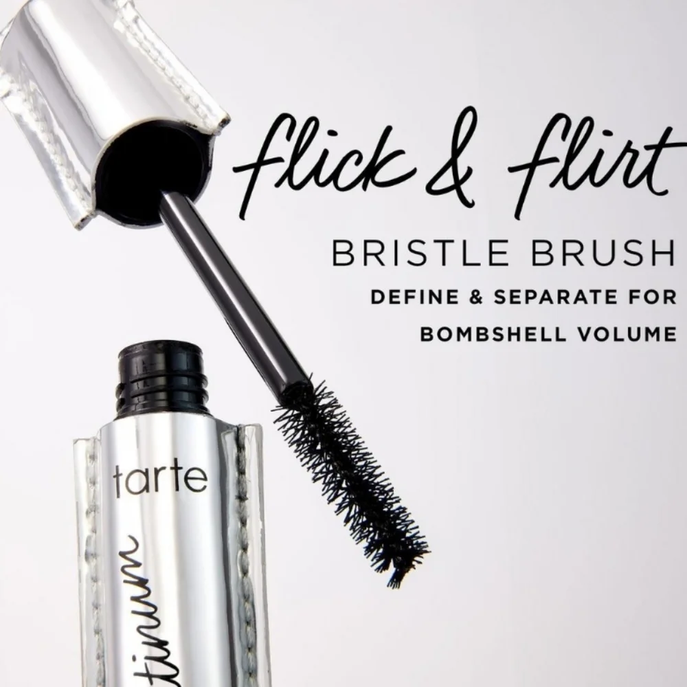 Tarte Lights, Camera, Lashes Platinum Mascara: Black, 2ml (Travel Size), New